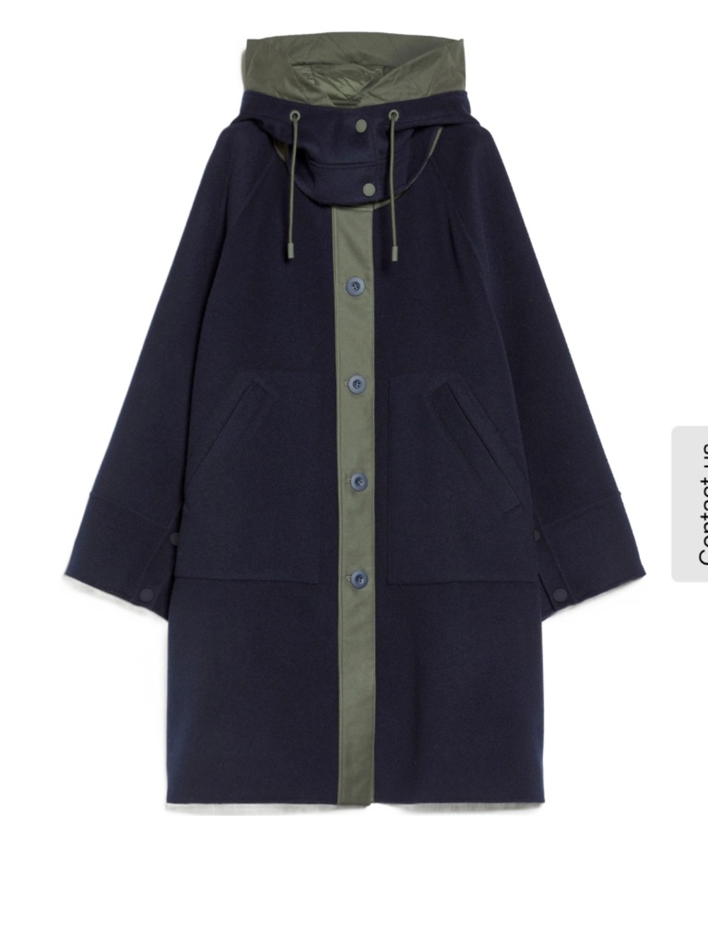 Weekend Max Mara Hooded Wool Coat